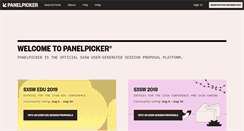 Desktop Screenshot of panelpicker.sxsw.com